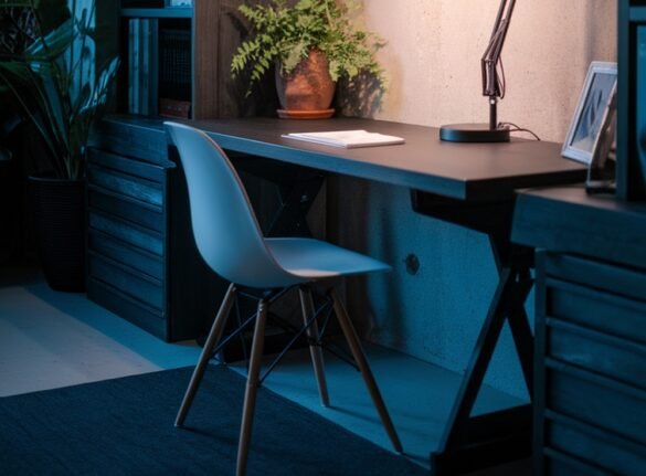Picture of 17 Moody Home Office Ideas That Work Better Than Therapy – My Modern Cave