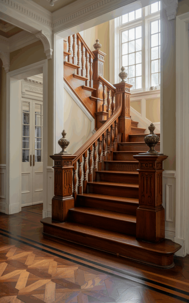 Add Carved Wooden Details for Traditional Charm