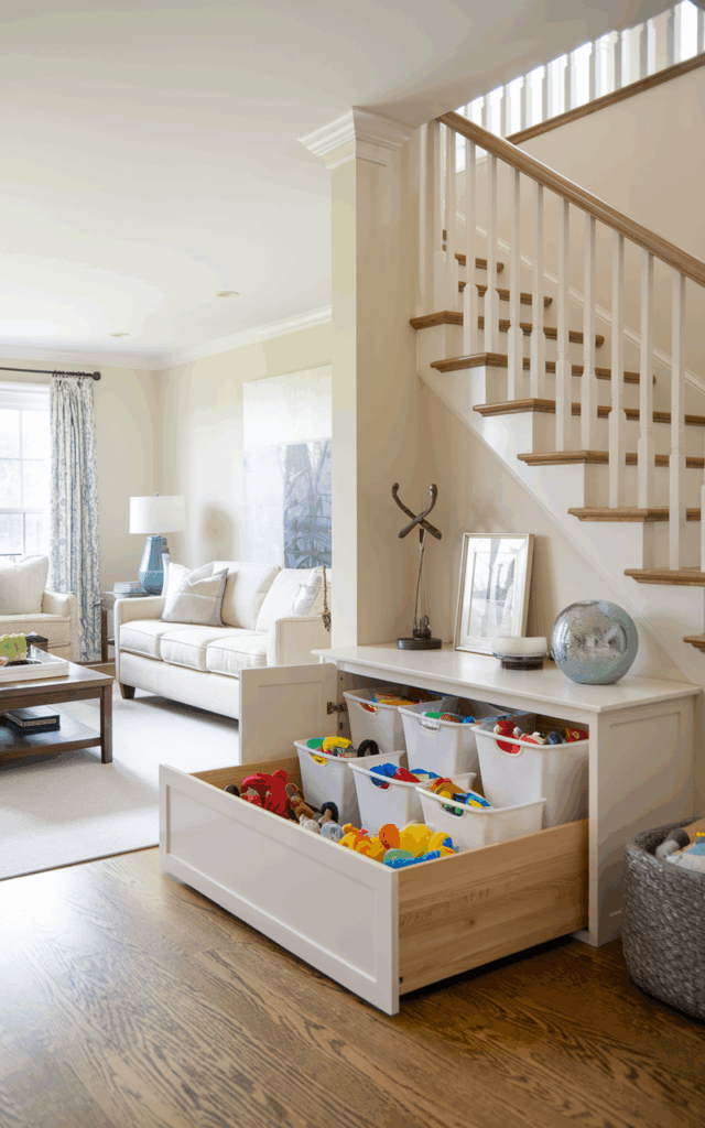 Add Pull-Out Toy Storage for Kids
