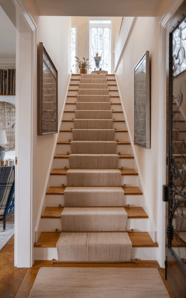 Add a Textured Runner Down the Center