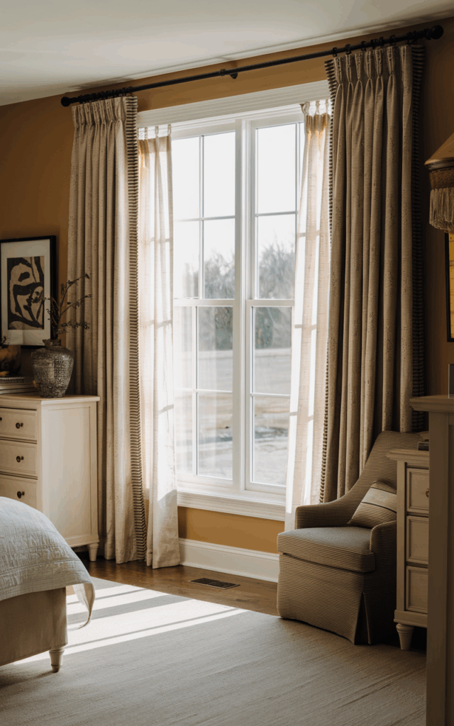 Add blackout curtains for deeper sleep