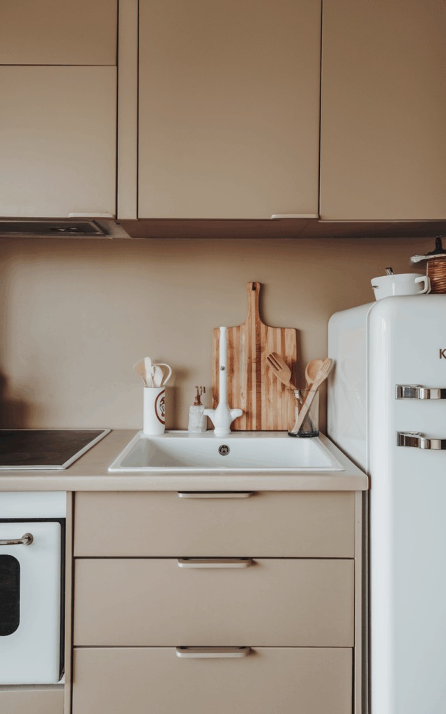 Choose handleless cabinetry for a sleek silhouette