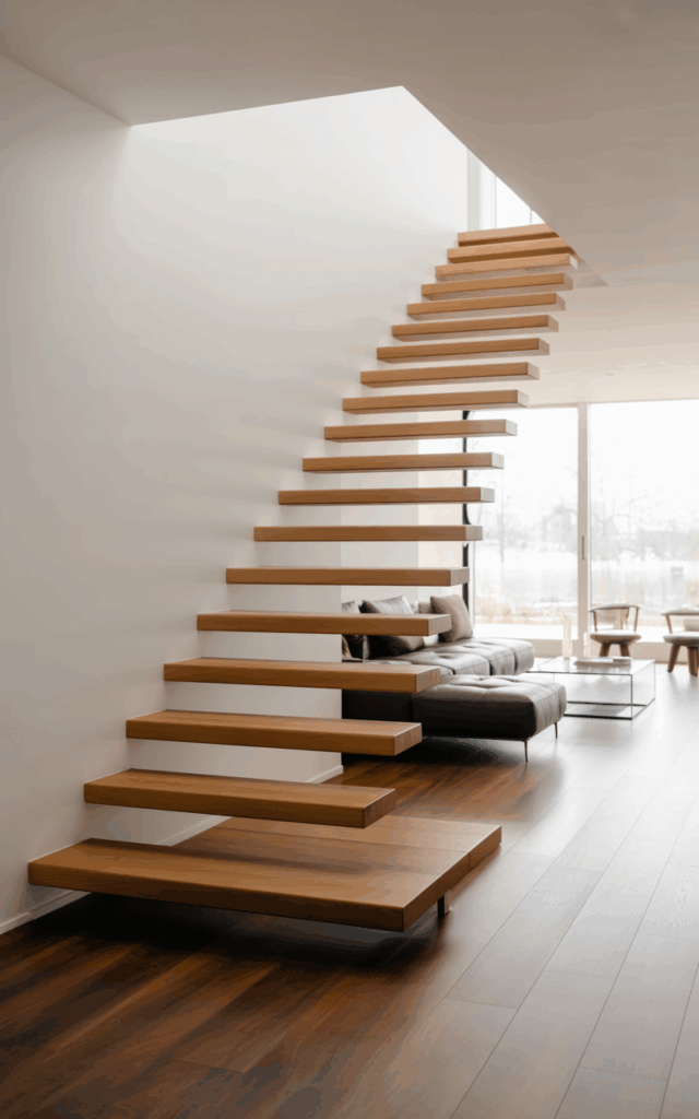 Contrast Light Treads With Dark Flooring