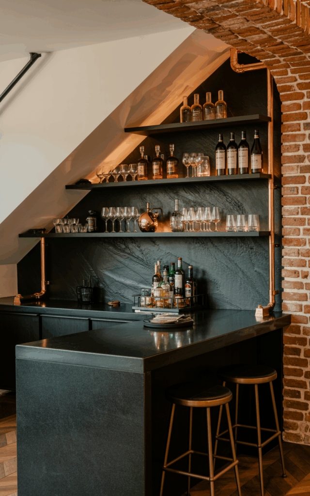 Create a Chic Bar Corner for Entertaining