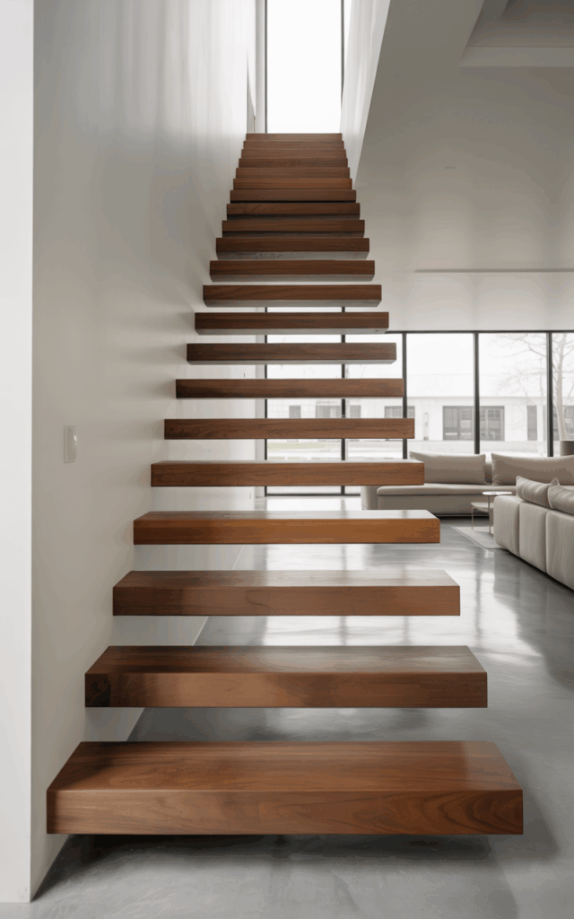 Create a Floating Staircase With Hidden Steel Spine