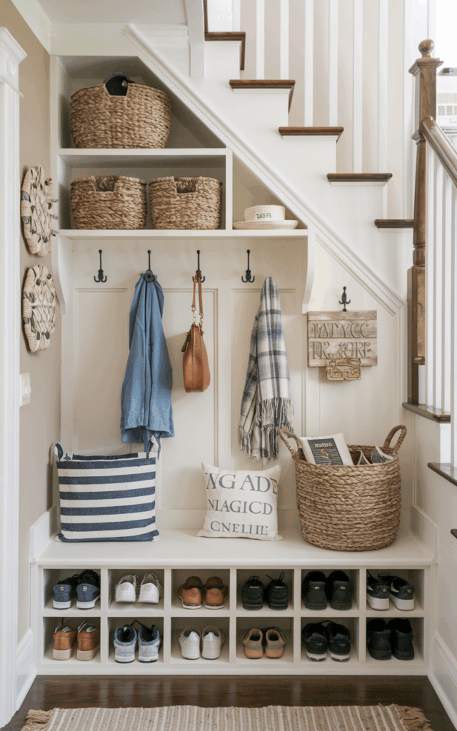 Design a Mini Mudroom Drop Zone