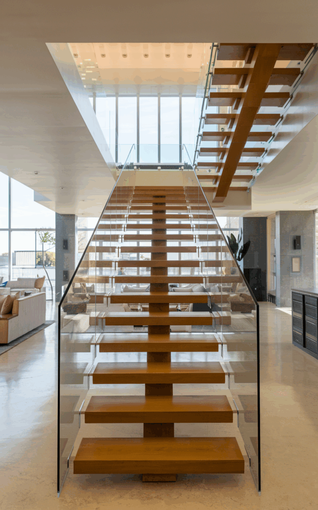 Float the Staircase in the Center of the Room