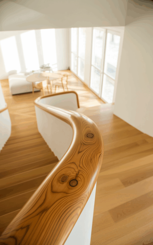 Highlight the wood grain with a clear matte seal