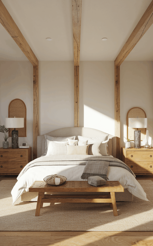 Incorporate warm wood accents