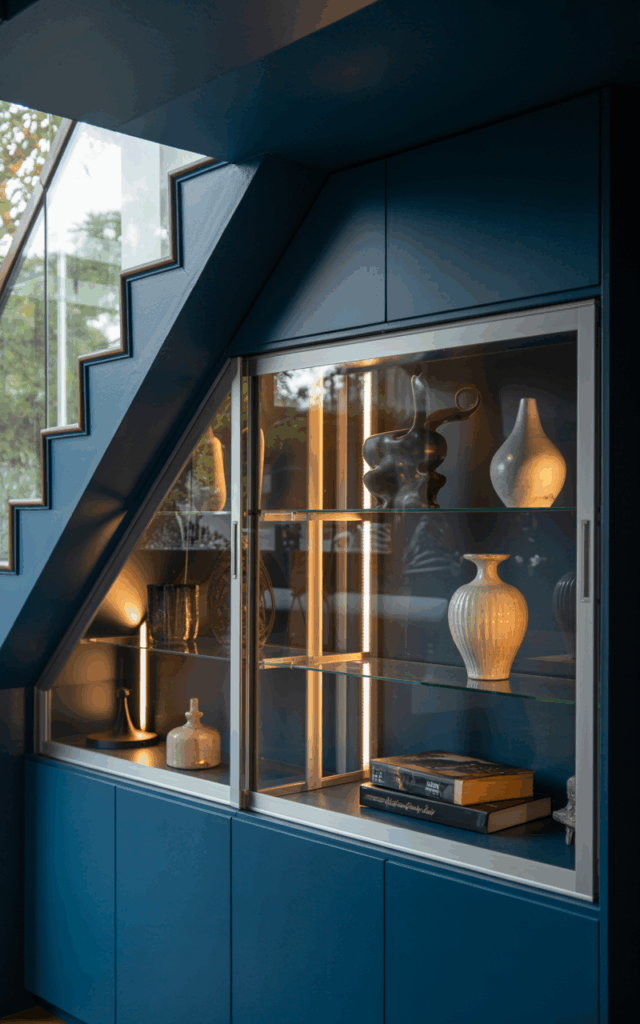 Install a Sliding Display Cabinet With Glass Panels