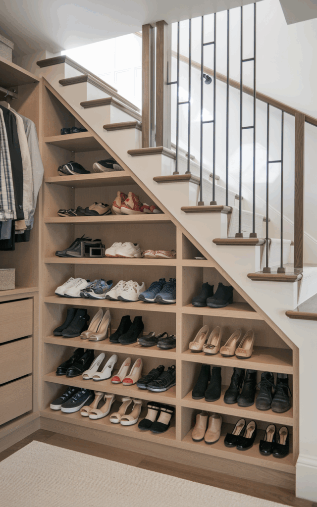 Install a Slim Shoe Library With Open Slots