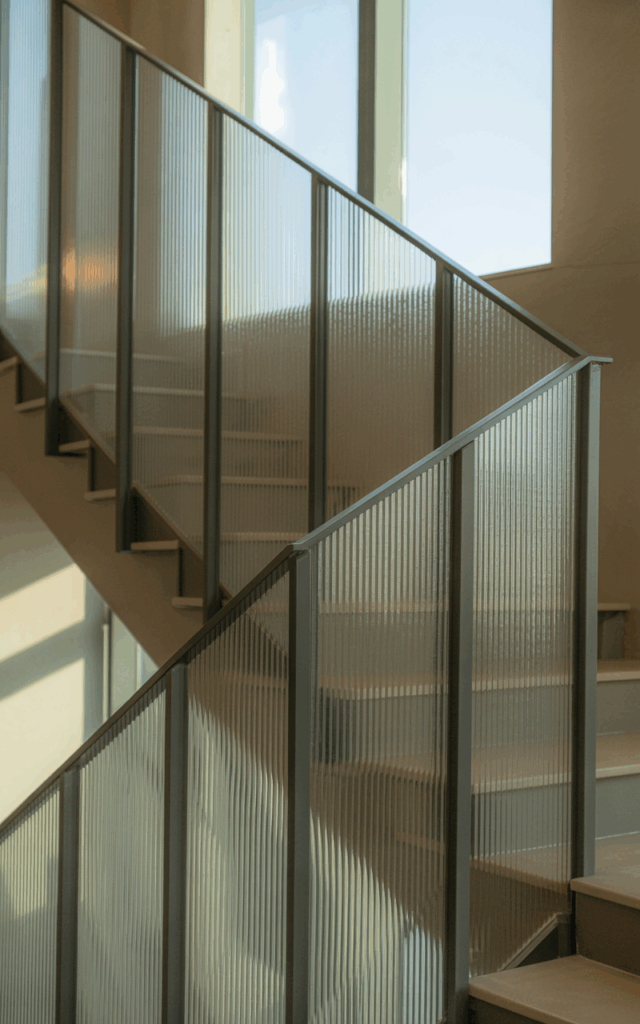 Introduce Textured Glass for Subtle Detail