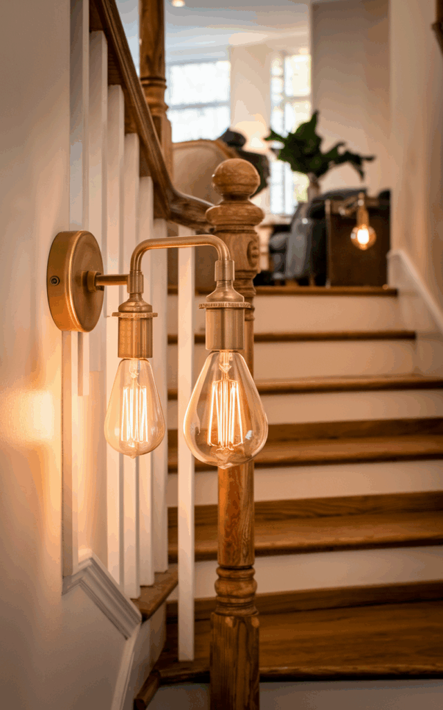 Mix Brass Fixtures With Warm Edison Bulbs