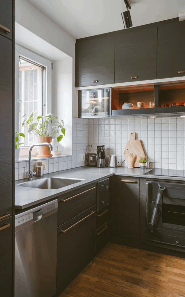 Opt for integrated appliances