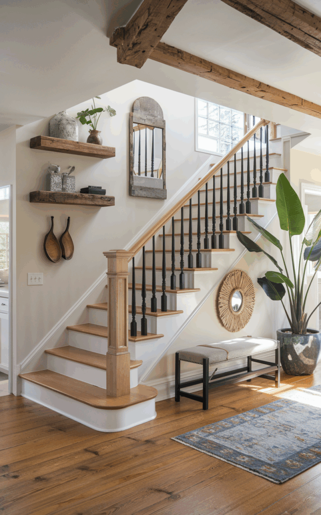 Paint the Railing While Keeping the Wood Natural