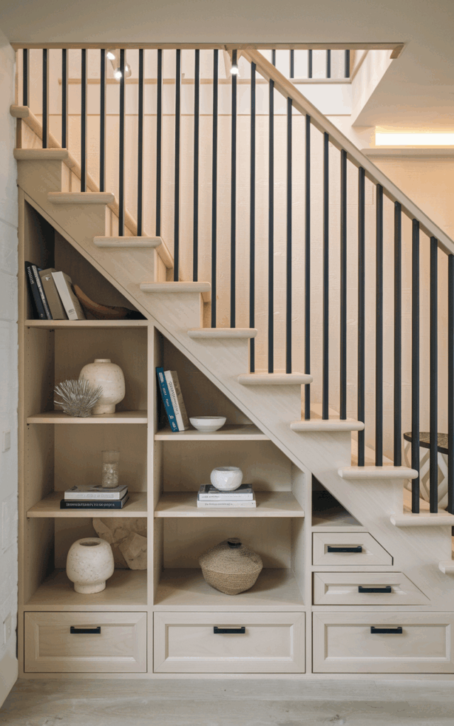 Tuck Built-In Storage Underneath