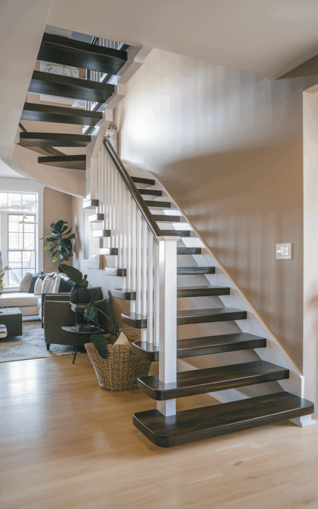 Use Dark Stained Wood for a Moody Look