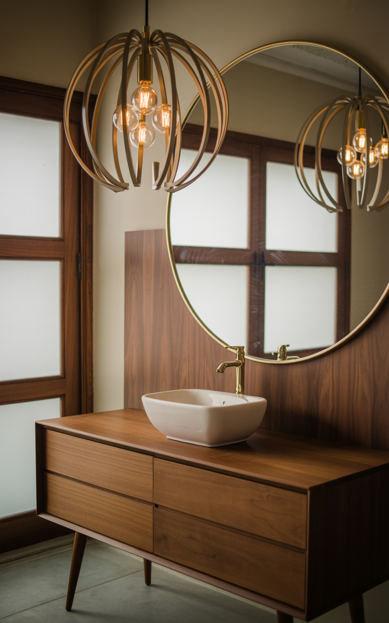15 Mid Century Modern Bathroom Ideas That Feel Effortless, Warm ...