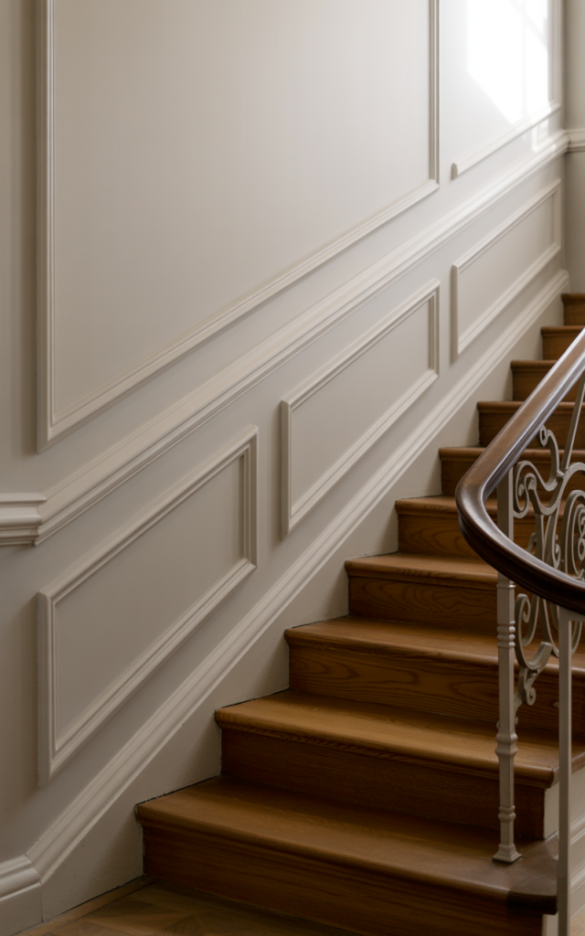Add Decorative Wall Panel Molding Along the Climb