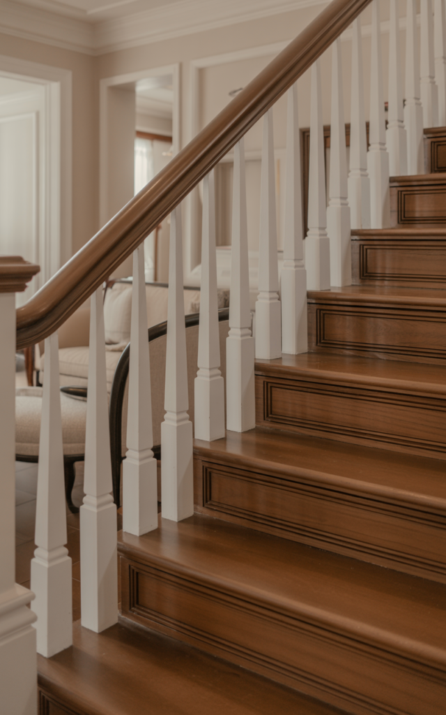 Add Decorative Wood Trim to Each Riser