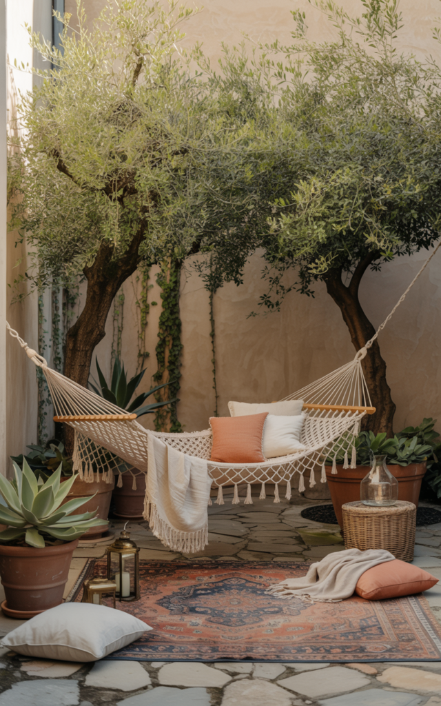 Add a hammock or swing for relaxation 🌿