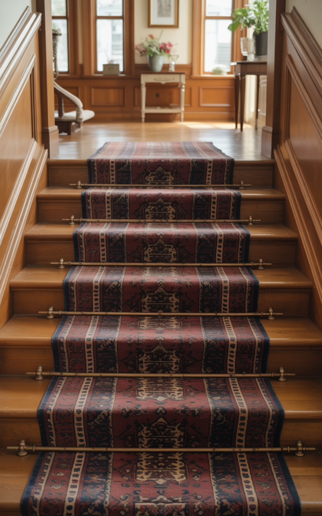 Add a statement stair runner