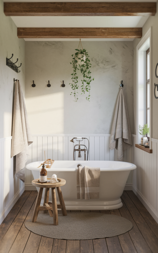Add soft layers to your bathroom 🛁