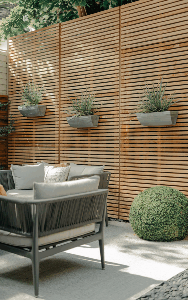Build a Horizontal Slatted Privacy Wall