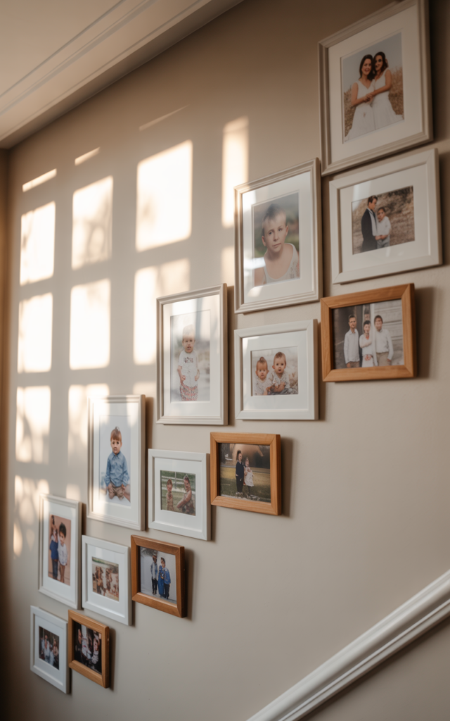 Build a Staircase Wall Photo Timeline