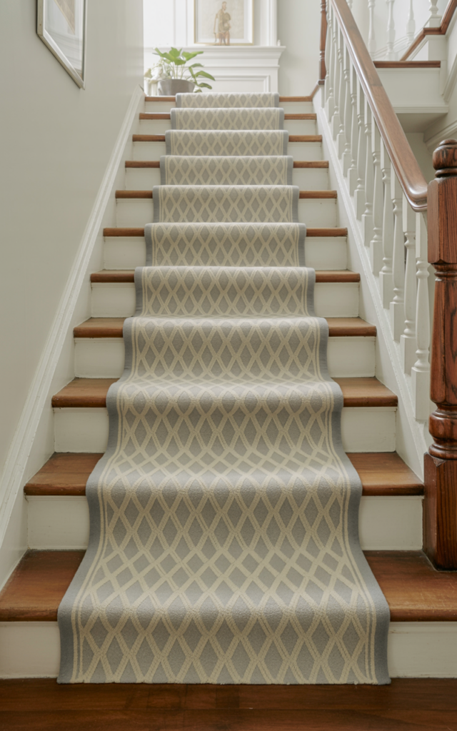 Choose a subtle diamond pattern for quiet elegance.