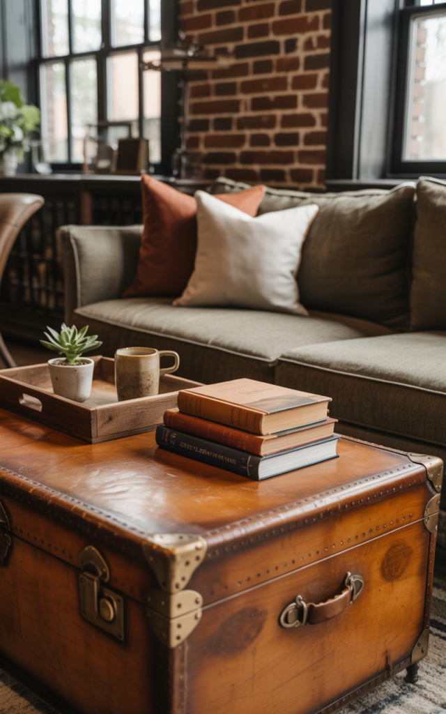 Convert a Thrifted Trunk into a Coffee Table