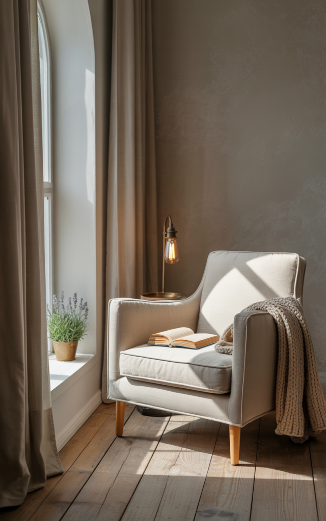 Create a quiet corner with minimal distractions