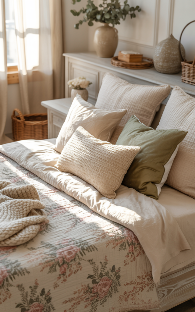 Create a soft, layered bed setup