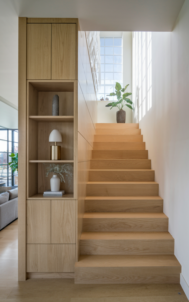 Design a Hidden Storage Wall with Integrated Cabinets