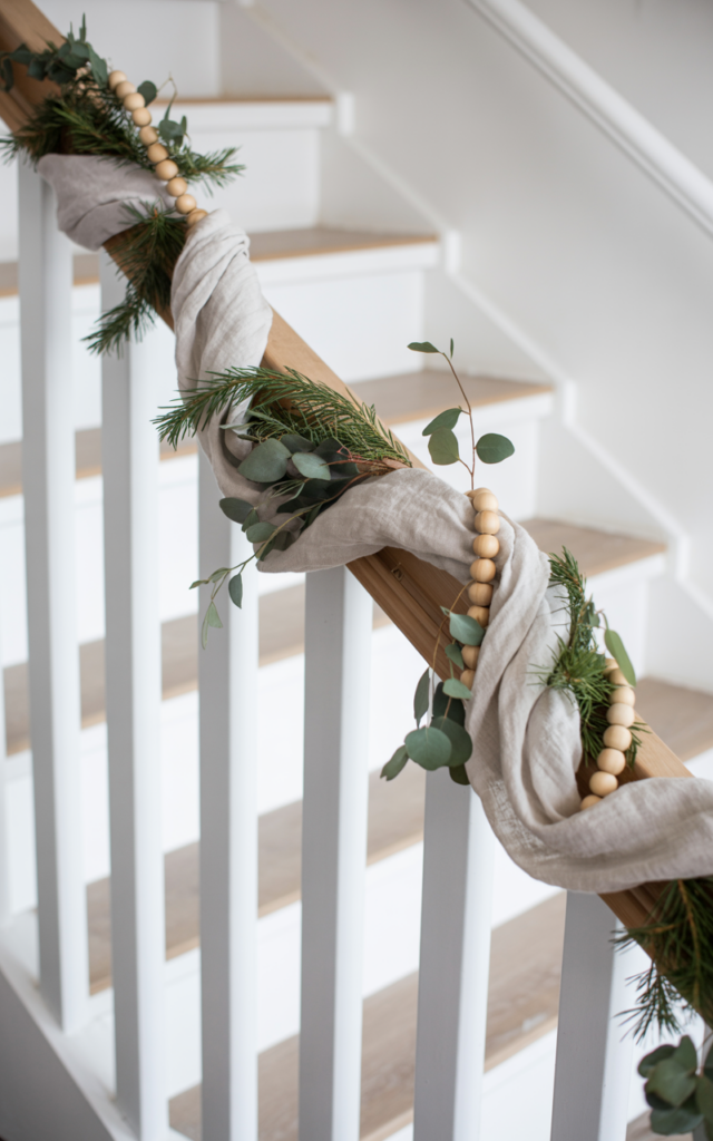 Drape a Neutral Linen Garland for a Minimal Look
