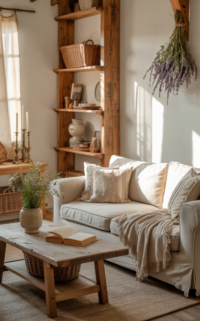 Embrace a slightly imperfect, lived-in look