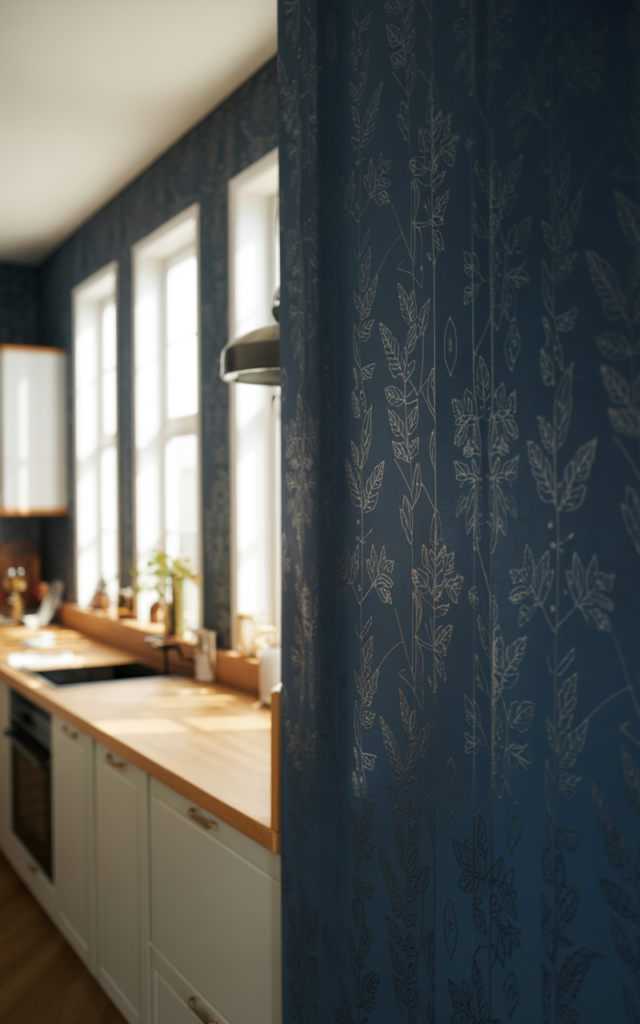 Frame Your Kitchen with a Feature Wall