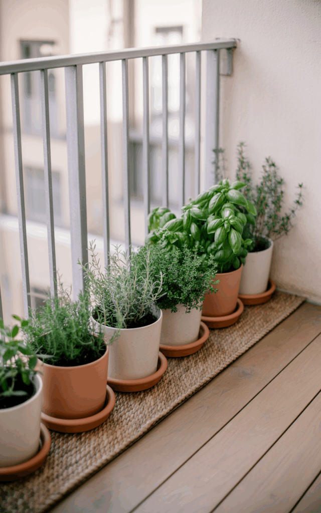 Grow a Mini Herb Garden in Matching Pots