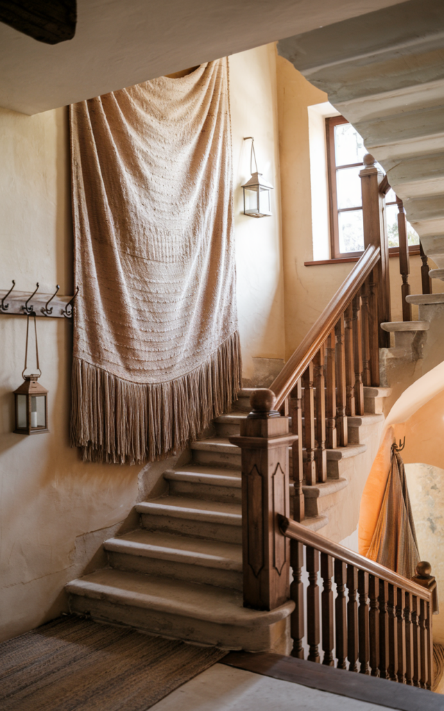 Hang a Large Tapestry for Soft Texture