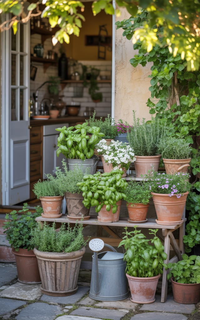Incorporate a small herb garden 🌿
