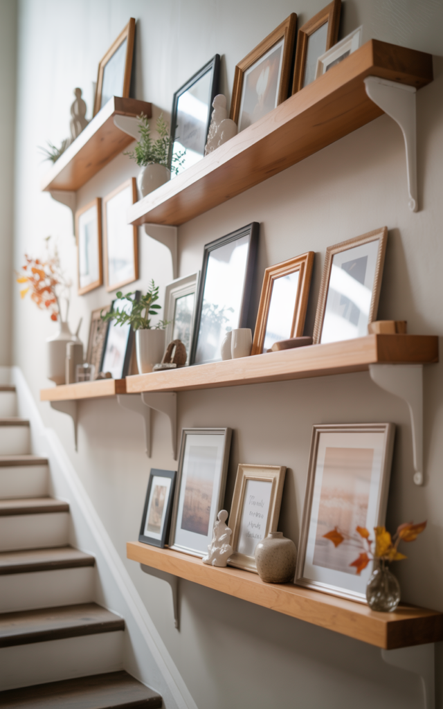 Install Picture Ledge Shelves for Flexible Styling