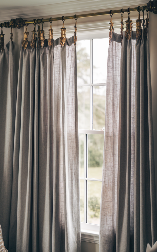 Install Thrifted Curtain Rods for Vintage Charm