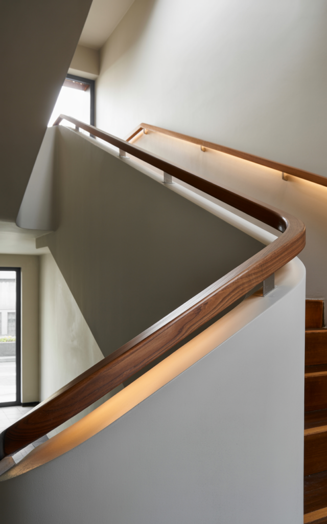 Install a Continuous Handrail with LED Strip Lighting