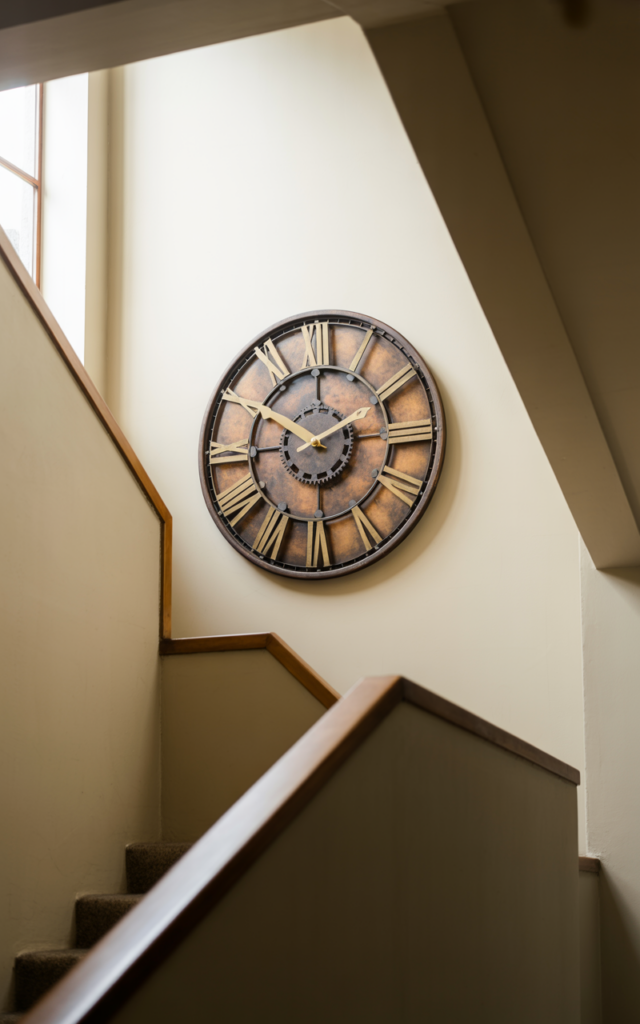Install a Decorative Wall Clock as a Focal Point