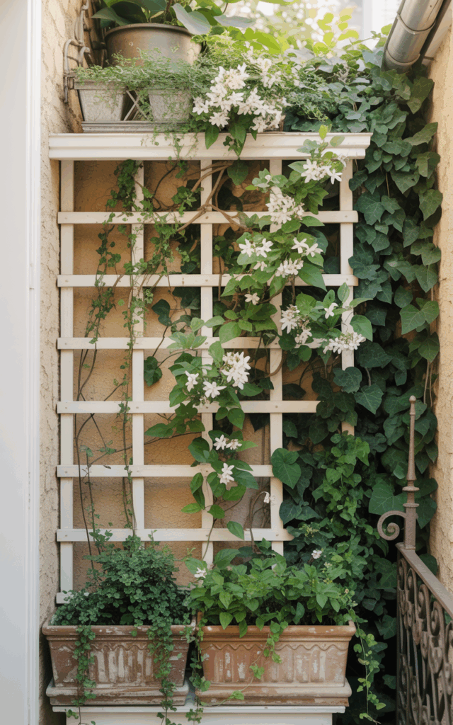 Install a Trellis for Climbing Plants