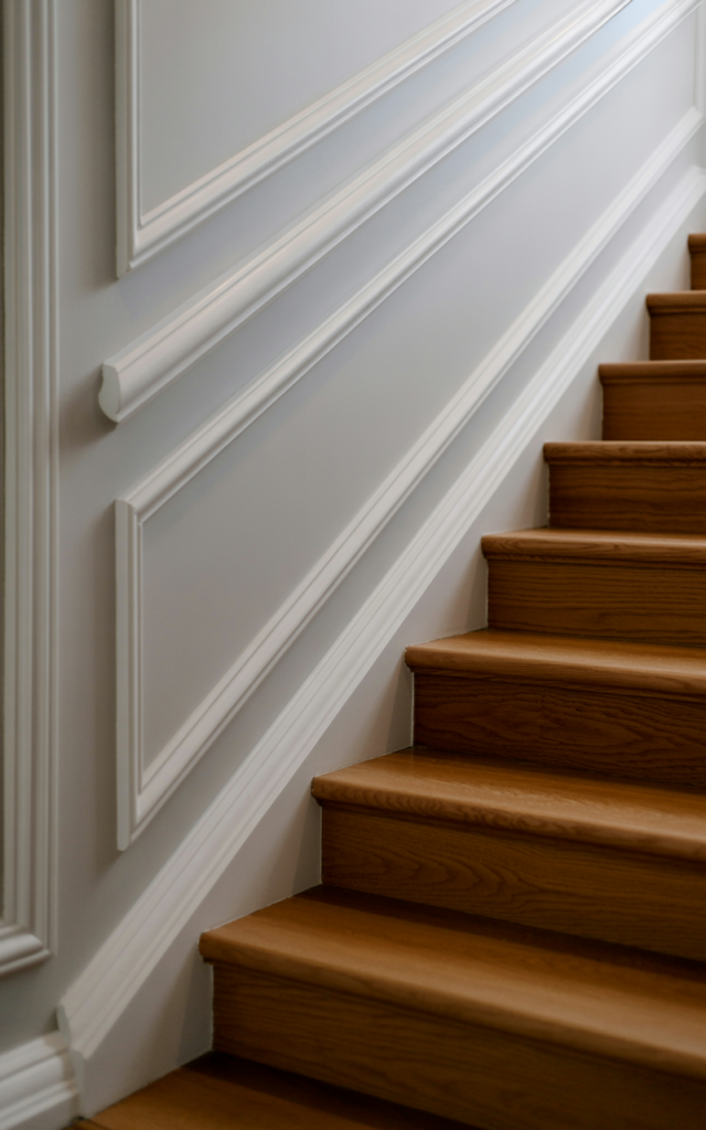 Paint paneling in a soft ombré gradient