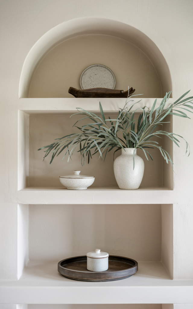 Keep Shelves Light and Intentional