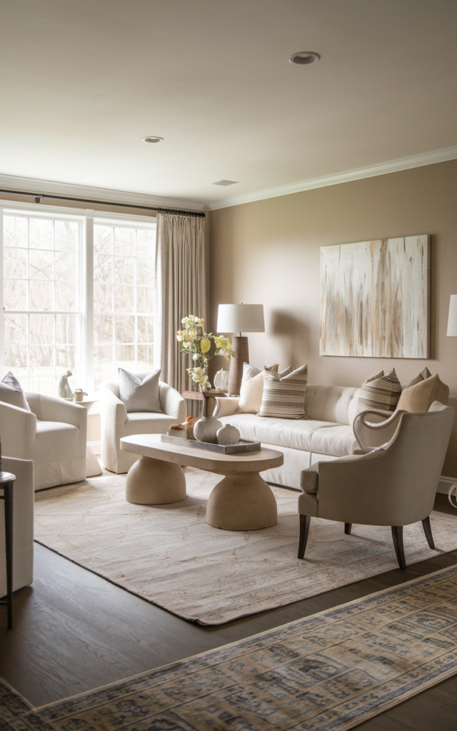 Layer Rugs for Extra Warmth