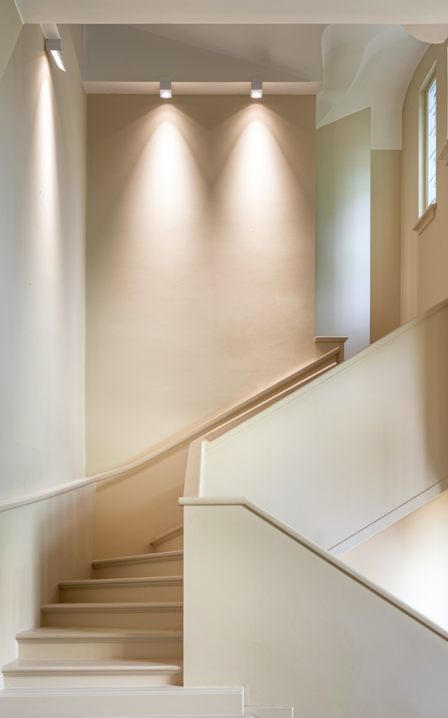 Leave it intentionally minimal with strategic spotlighting