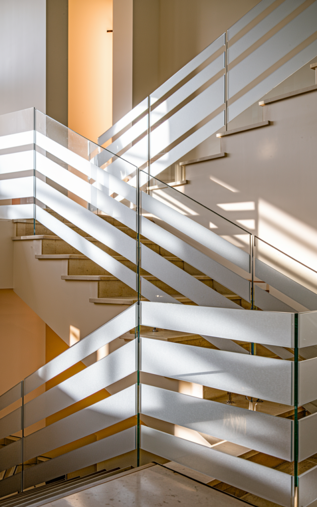 Mix Frosted Bands into Clear Panels